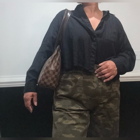 🎉AE Stretch Low Rise Baggy Utility Pant - W Large - Picture 2 of 13